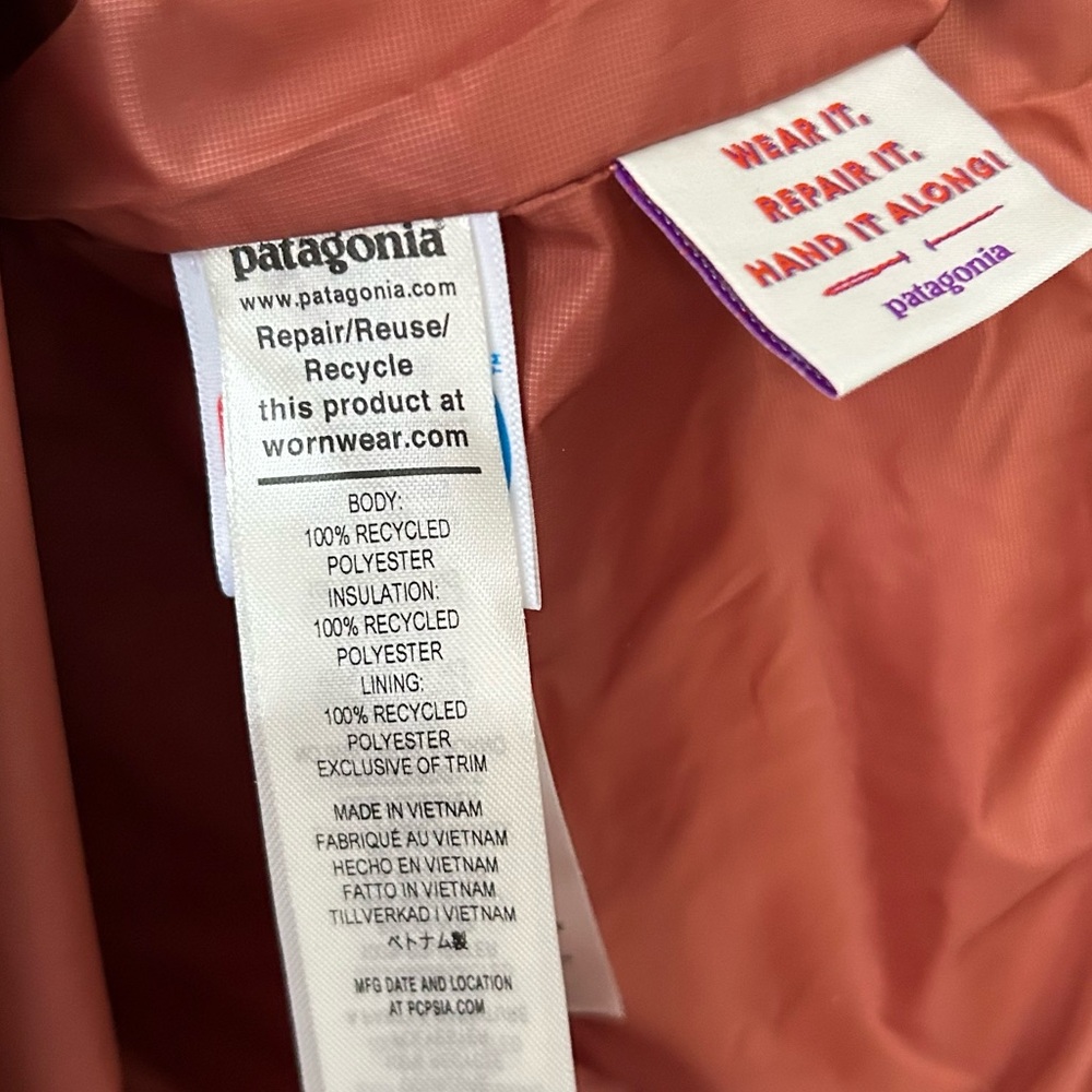 Patagonia Re-Tool Nano Puff Hybrid Fleece Puffer Pullover Jacket - Picture 7 of 10
